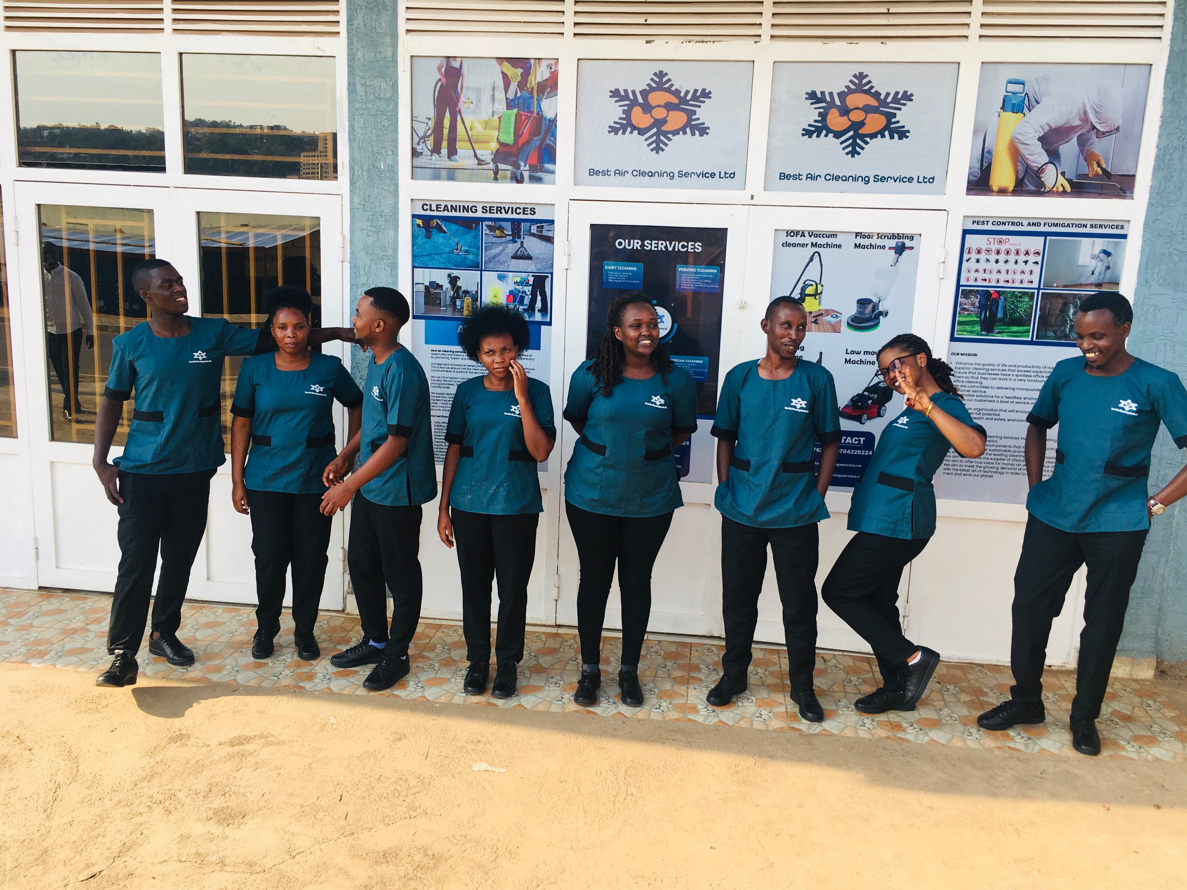 Our professional cleaning team